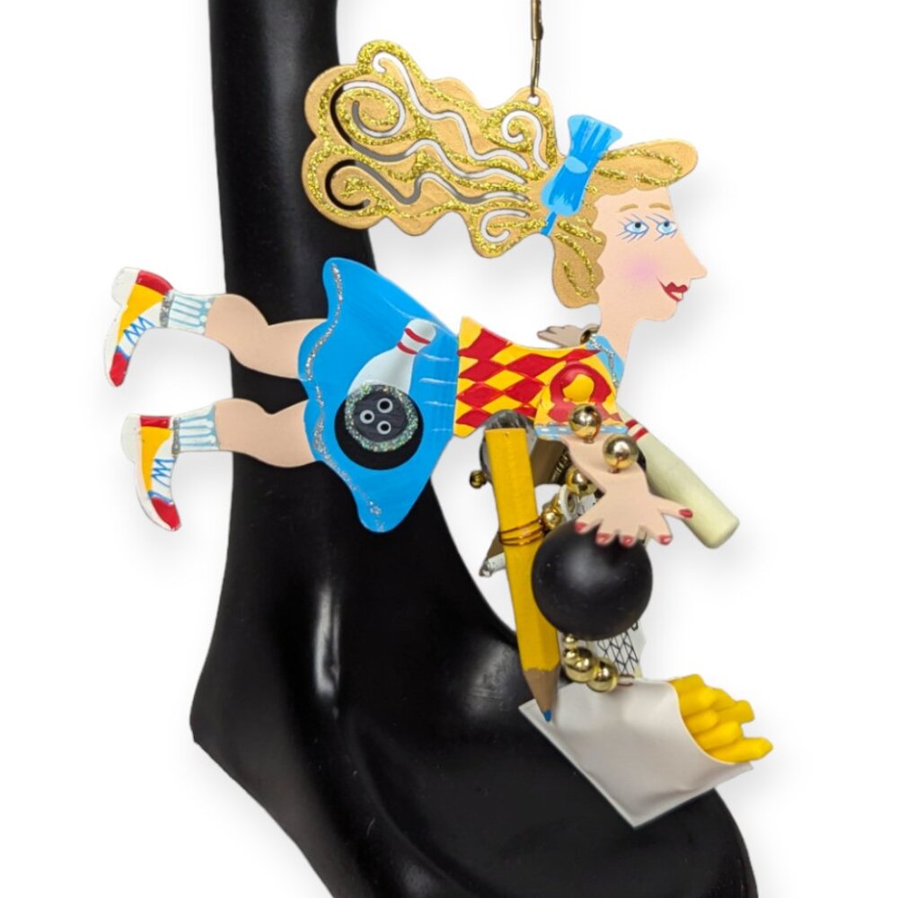 Silvestri by Karen Rossi Fanciful Flights Lady Bowler Ornament